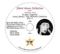 DVD Endless Slapstick. Larry Semon: The Ultimate Collection Disc 5, classic silent comedies