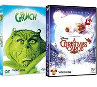 Dvd Il Grinch / A Christmas Carol (2 Film 2 DVD) ⚠️ DISPONIBILITA' IMMEDIATA ⚠️