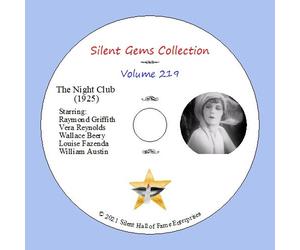 Dvd "Il Night Club" (1925) Con Raymond Griffith, Commedia Silenziosa Classica