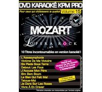 DVD Karaoké KPM Pro Vol.15 ''Mozart L'Opéra Rock''