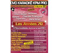 DVD Karaoké KPM Pro Vol. 20 Les Années 70