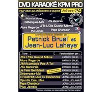 DVD Karaoké KPM Pro Vol.24 ''Patrick Bruel & Jean-Luc Lahaye''