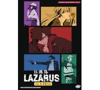 DVD LAZARUS Vol.1-13 END inglese doppiato tutte le regioni SPEDIZIONE GRATUITA