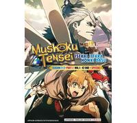 DVD Mushoku Tensei: Jobless Reincarnation Stagione 1+2+Parte 2 Vol.1-47 FINE+...