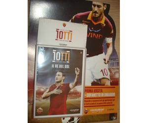 DVD N°1 + BOX COFANETTO FRANCESCO TOTTI L'UOMO DEI RECORD IL RE DEL GOL AS ROMA
