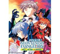DVD Neon Genesis Evangelion Vol.1-26END + 6 Movies English Dub All Region SPE...
