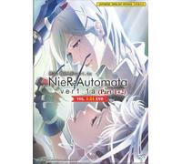 DVD NIER:AUTOMATA VER1.1A Part 1+2 Vol.1-24 END English doppiato All Region