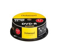 DVD-R4,7 INT25P - Intenso DVD+R 4,7 GB, scatola da 25, scrivibili