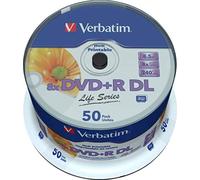 DVD+R DL 8,5 GB Verbatim 8x velocit Double Layer stampabile (fullprintable) in