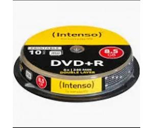 DVD+R DL Intenso 10 unità 8,5 GB Stampabile Scatola Pastel