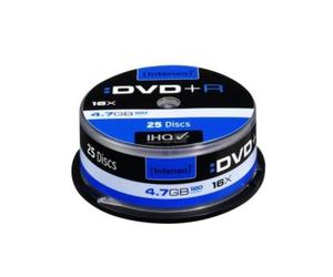 DVD+R Intenso 4,7GB 25pcs Ca NEW