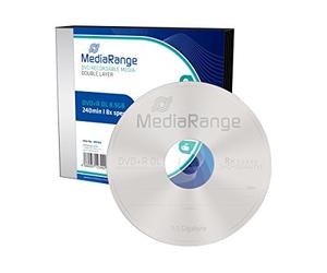 DVD+R MediaRange 8.5GB 5pcs Pack Double Layer 8x Slim