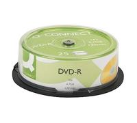 DVD-R Q-Connect Spindle 16x 120 min non stampabile conf.da 25 pezzi - KF00255
