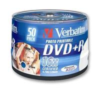 DVD R Stampabile Mandrino 50 16X Torta 50 Vuoto Media / Flash Memory Scheda