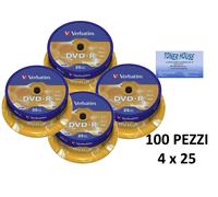 dvd-r verbatim 4,7 gb 120 minuti cad cod 43522 minimo 50 dvd