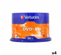 DVD-R Verbatim 4,7 GB 16x 50 Pezzi [4 Unità]