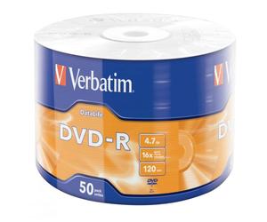 DVD-R - Verbatim - 4.7GB - 16X - Alta qualità - Lunga durata