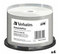 DVD-R Verbatim DATALIFE PLUS 4,7 GB 16x 50 Pezzi [4 Unità]