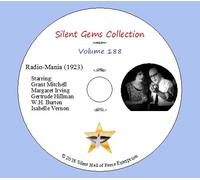 DVD "Radio-Mania" (1923) Classico Film Muto Di Fantascienza Drammatico
