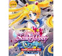 DVD Sailor Moon Crystal stagione 1-3 vol.1-39 FINE inglese doppiato tutte...