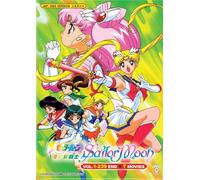 DVD Sailor Moon Vol.1-239 END + 7 film in inglese doppiato per tutte le regio...