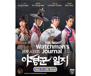 DVD serie drammatica coreana The Night Watchman's Journal / Diary (1-24) ingl...