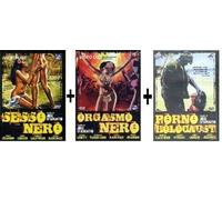 Dvd Sesso-Nero / Orgasmo-Nero-Holocausto⚠️ Joe d'Amato (3 Film 3 Dvd) (1980) ⚠️