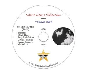 DVD "So This is Paris" (1926) dir. Ernst Lubitsch, Monte Blue, Classic Silent Comedy