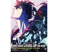 DVD Solo Leveling Stagione 1+2 Vol.1-25 FINE Inglese Doppiato All Region SPED...