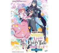 DVD SUGAR APPLE FAIRY TALE PARTE 1+2 VOL.1-24 END Inglese Dub All Region SPED...