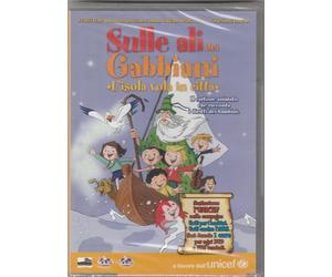 DVD Sulle ali dei gabbiani, L'isola vola in città, Il cartone animato che racconta i diritti dei bambini, EDITORIALE, CON CONTENUTI EXTRA, NUOVO SIGILLATO