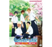 DVD Tsurune: Kazemai High School Kyudo Club Sea 1+2 Vol.1-26END+Film+Special