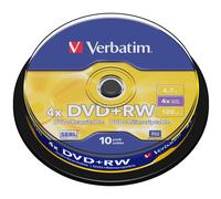VERBATIM 43488 - DVD+RW 4.7GB 10pk verbatim