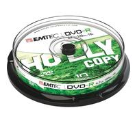 DVD vergine EMTEC ECOVR471016CB 4,7 GB 16x confezione 10 cakebox