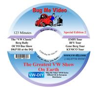 DVD VW Classic DKP Show EMPI BFY KYMCO Gene Berg Bug Me Video