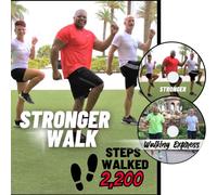 DVD WALK FITNESS - Esci dal peso e sentiti bene! Massimizza il tuo metabolismo, aumenta la forza, la resistenza e i muscoli. Video di esercizi a piedi e fermi DVD di allenamento a piedi DVD di