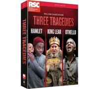 Dvd William Shakespeare: 3 Tragedies - Hamlet, Othello, King Lear