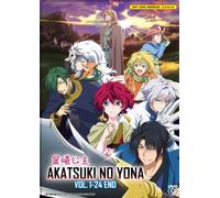 DVD Yona of the Dawn Vol. 1-24 FINE inglese doppiato tutte le regioni SPEDIZI...