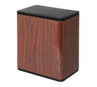 dvegGEE Pattumiera, cestino moderno in metallo con coperchio a pressione e secchio con rivestimento rimovibile.(Brown Red)