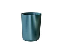 dvegGEE Pattumiera, cestino rotondo for camera da letto, cucina, soggiorno, cestino for la carta multicolore scoperto(Blue,L)