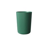 dvegGEE Pattumiera, cestino rotondo for camera da letto, cucina, soggiorno, cestino for la carta multicolore scoperto(Green,L)