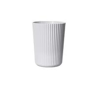 dvegGEE Pattumiera, cestino rotondo for camera da letto, cucina, soggiorno, cestino for la carta multicolore scoperto(Gris,L)