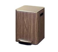 dvegGEE Pattumiera for ufficio, pattumiera for casa, pattumiera coperta a pedale, cucina, soggiorno, camera da letto, bagno(15l)