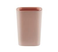 dvegGEE Pattumiera, grande cestino for la casa da 12 litri, for camera da letto, ufficio, design scoperto, cestino for la carta(Pink)