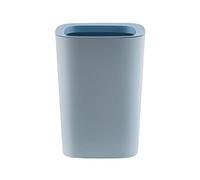 dvegGEE Pattumiera, grande cestino for la casa da 12 litri, for camera da letto, ufficio, design scoperto, cestino for la carta(Blue)
