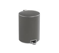dvegGEE Pattumiera in acciaio inossidabile for cucina, bagno, camera da letto, for uso domestico o in ufficio.(Gris,12l)