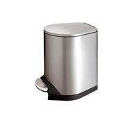 dvegGEE Pattumiera in acciaio inossidabile for cucina e bagno, con coperchio, grande capacità, for soggiorno(7L)