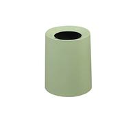 dvegGEE Pattumiera, Pattumiera da 12 litri for uso domestico, camera da letto, WC, Cestino for la carta a doppio secchio(Green)