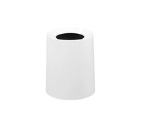 dvegGEE Pattumiera, Pattumiera da 12 litri for uso domestico, camera da letto, WC, Cestino for la carta a doppio secchio(White)