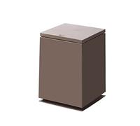 dvegGEE Pattumiera, semplice pattumiera di grande capacità for uso domestico, quadrata, for interni, ufficio e camera da letto(Brown)